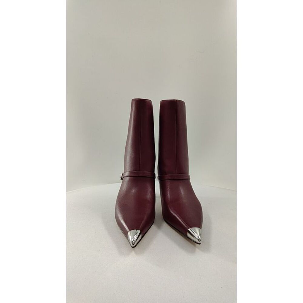 Michael Kors Women Kasia Mid Bootie Oxblood Shoes 11